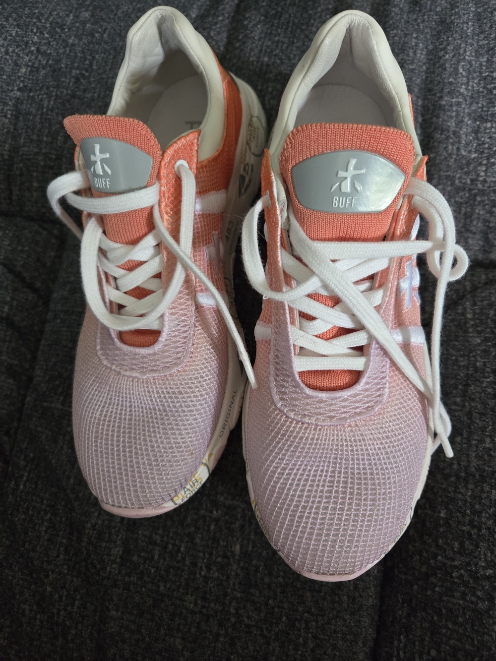 Premiata Buff Pink & Coral Gradient Women's Sneakers